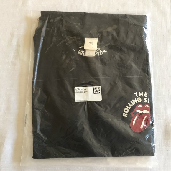 Rolling Stones H&M 2-sided T-shirt LARGE NWT - Picture 3 of 8